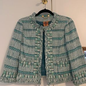 Tory Burch Marion Tweed jacket size 4
